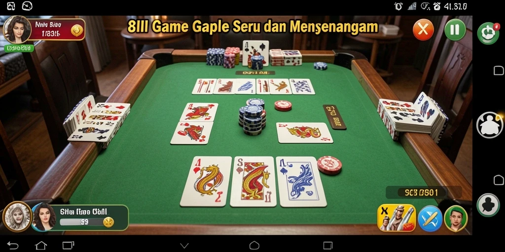 Tampilan gameplay seru di 8II dengan teman-teman.