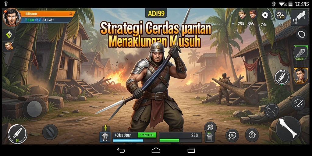 Tampilan gameplay seru dalam ADI99 dengan strategi cerdas.
