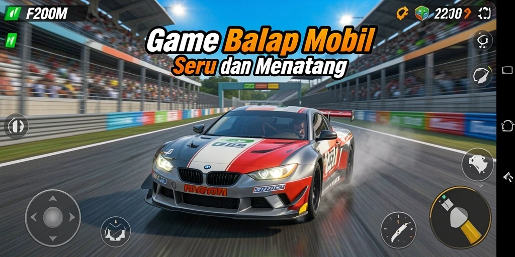 Gameplay Racing F200M yang penuh aksi dan mendebarkan.