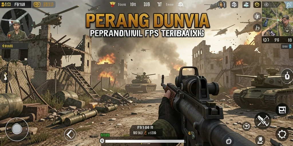 Tangkapan layar FB168 menampilkan momen aksi seru dalam permainan FPS.