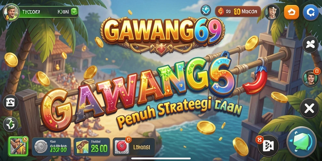Tampilan permainan GAWANG69 yang menghadirkan strategi Tycoon.
