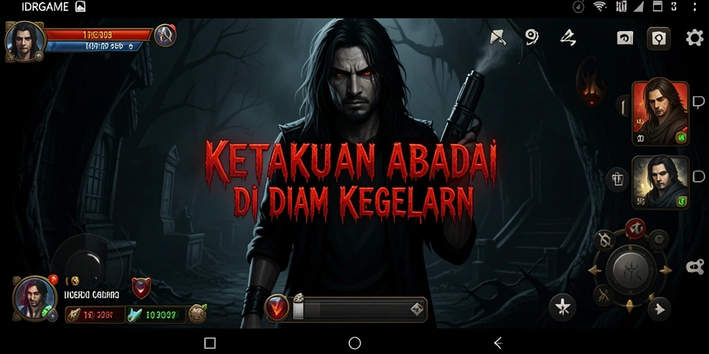 Gameplay IDRGAME yang menegangkan dalam suasana Horror.