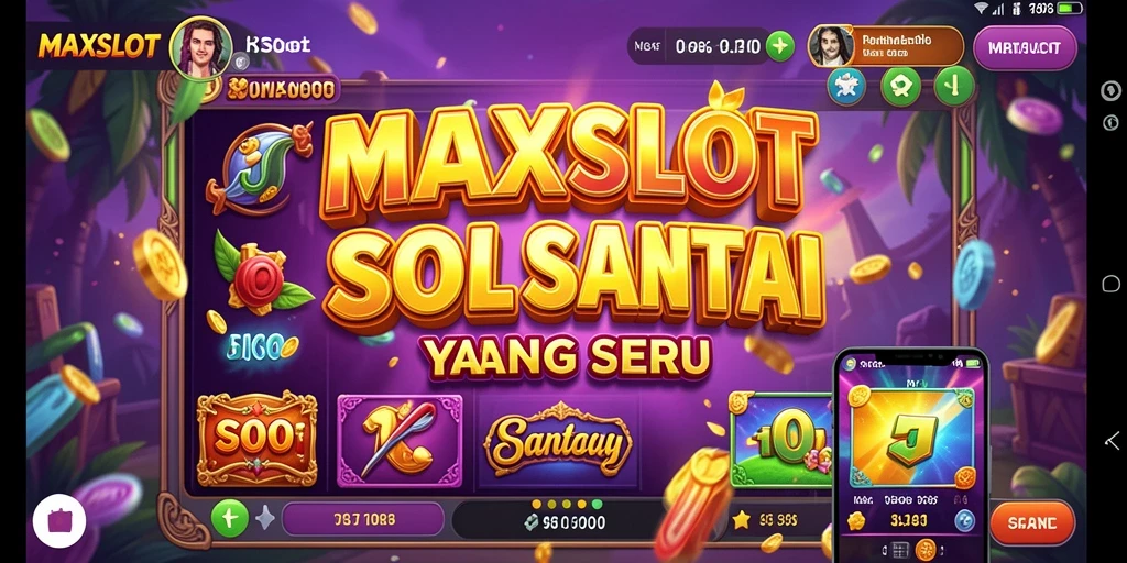 Tampilan gameplay menarik dari MAXSLOT yang penuh warna.