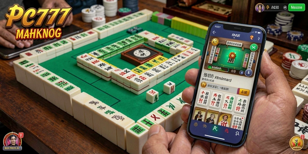 Tampilan gameplay Mahjong yang menantang dan menarik.