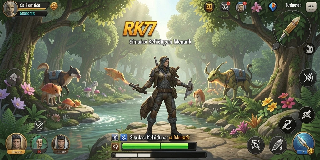 Tampilan Gameplay RK77 yang Menarik dan Interaktif