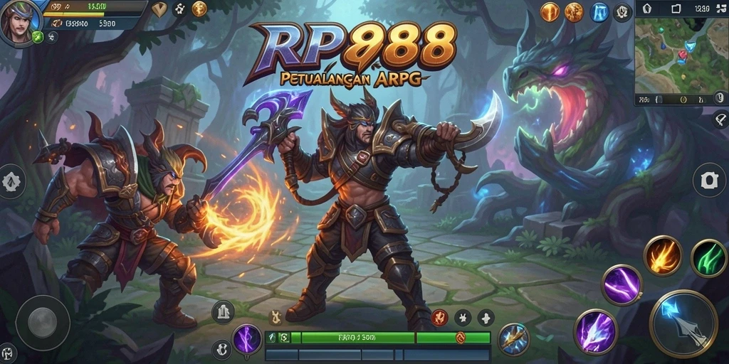 Tampilan gameplay RP888 yang mendebarkan dan penuh aksi.