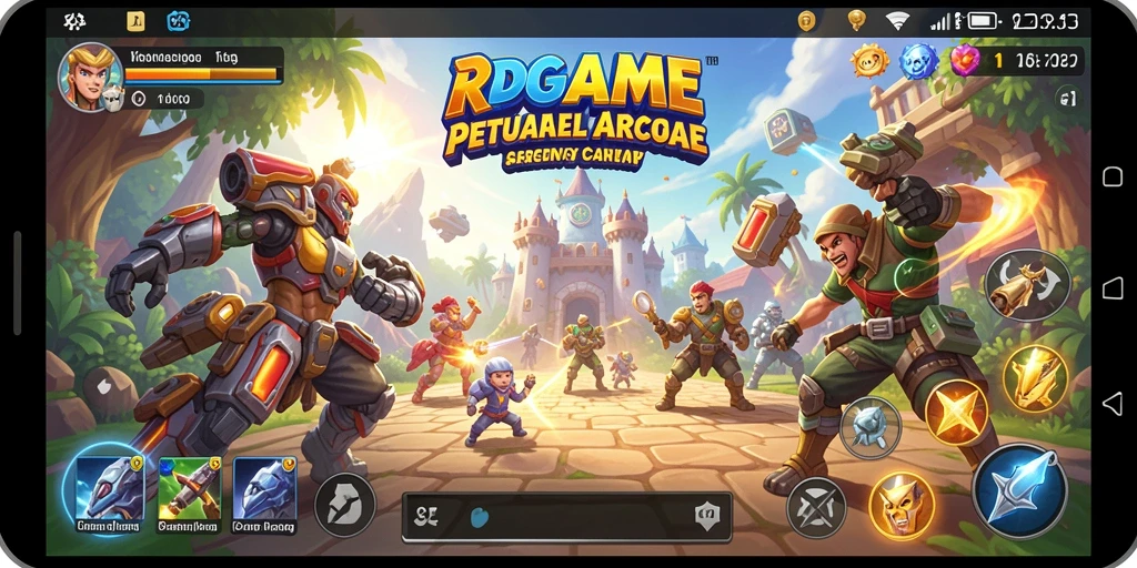 Tampilan gameplay RPGAME yang seru dan penuh aksi.