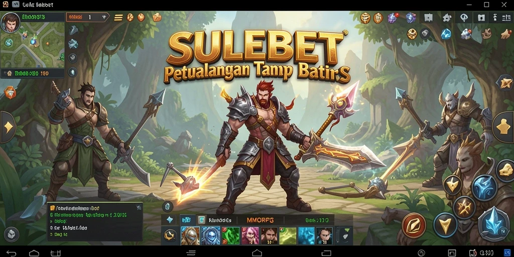 Screenshot utama <strong>SULEBET</strong> menunjukkan aksi pertarungan seru dalam petualangan MMORPG.