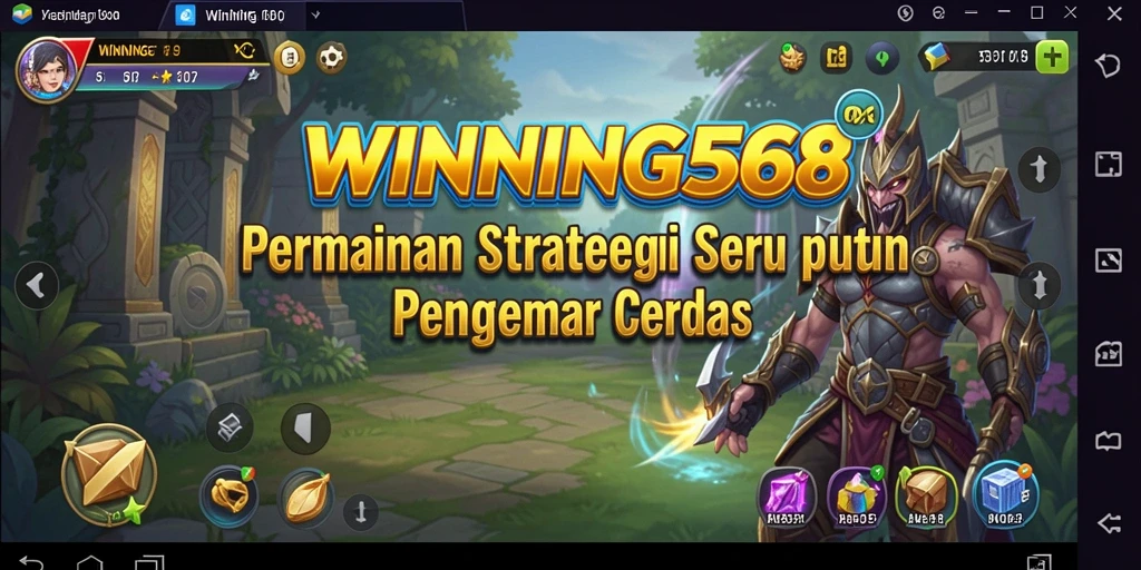 Tangkapan layar utama gameplay <strong>WINNING568</strong> menunjukkan pertempuran strategi yang mendebarkan.
